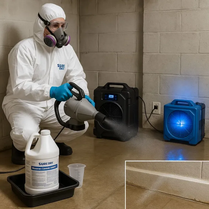 Sanitization and Odor Removal process in Santa Anna, TX