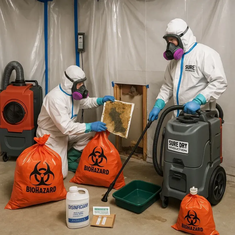 Contaminated Water Handling Protocols process in Santa Anna, TX