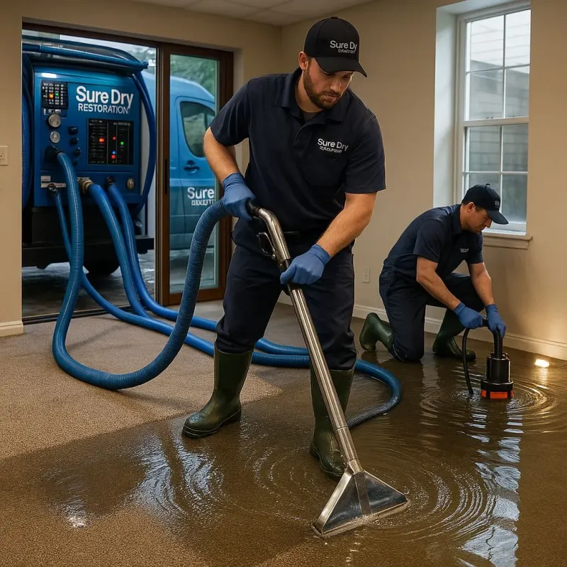 Water Extraction and Removal process in Santa Anna, TX
